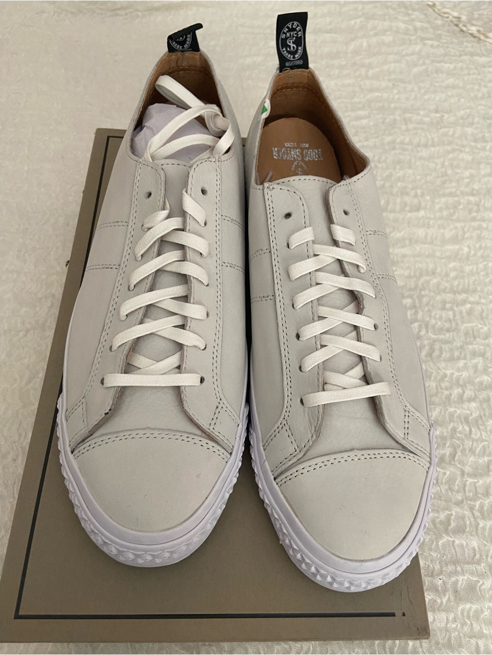 NIB TODD SNYDER X PF-FLYERS MENS LIGHT GREY SNEAKERS SIZE 11 - Picture 2 of 9